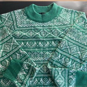 EUC J. Crew Christmas Fair Isle sweater